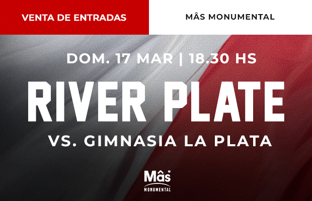 Venta de entradas - River vs. Gimnasia La Plata (Copa LPF 2024)